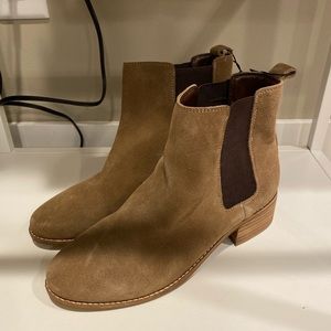 Gap suede leather Chelsea boots brown